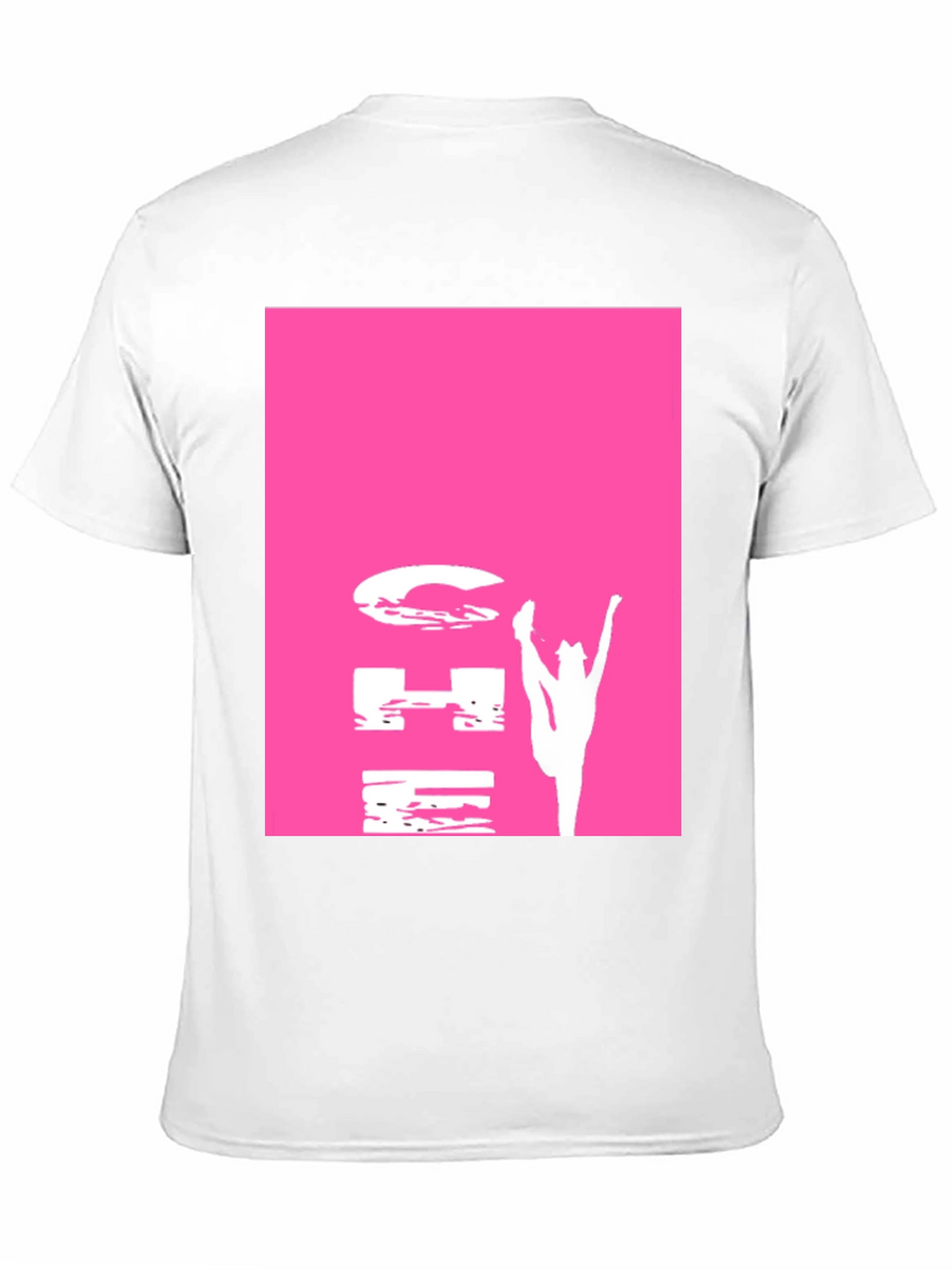 Gymnastics Pink Graphic Black T-Shirt