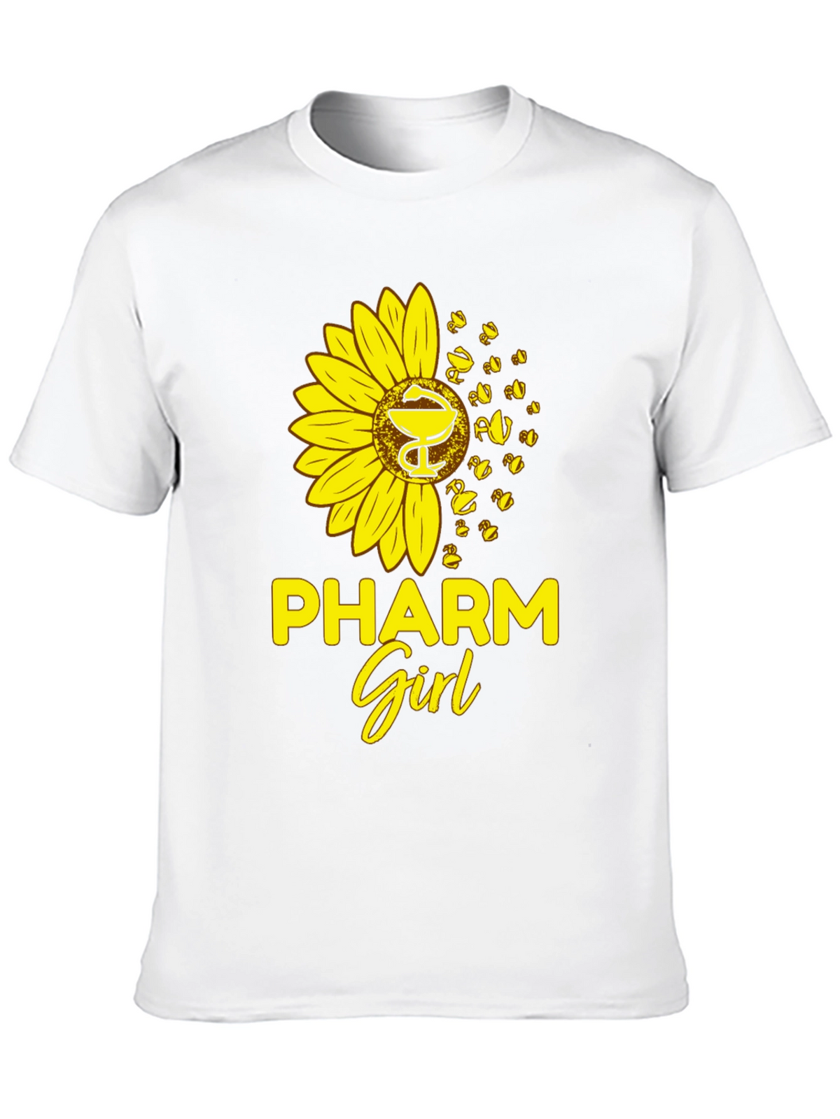 Pharm Girl Sunflower T-Shirt - Black