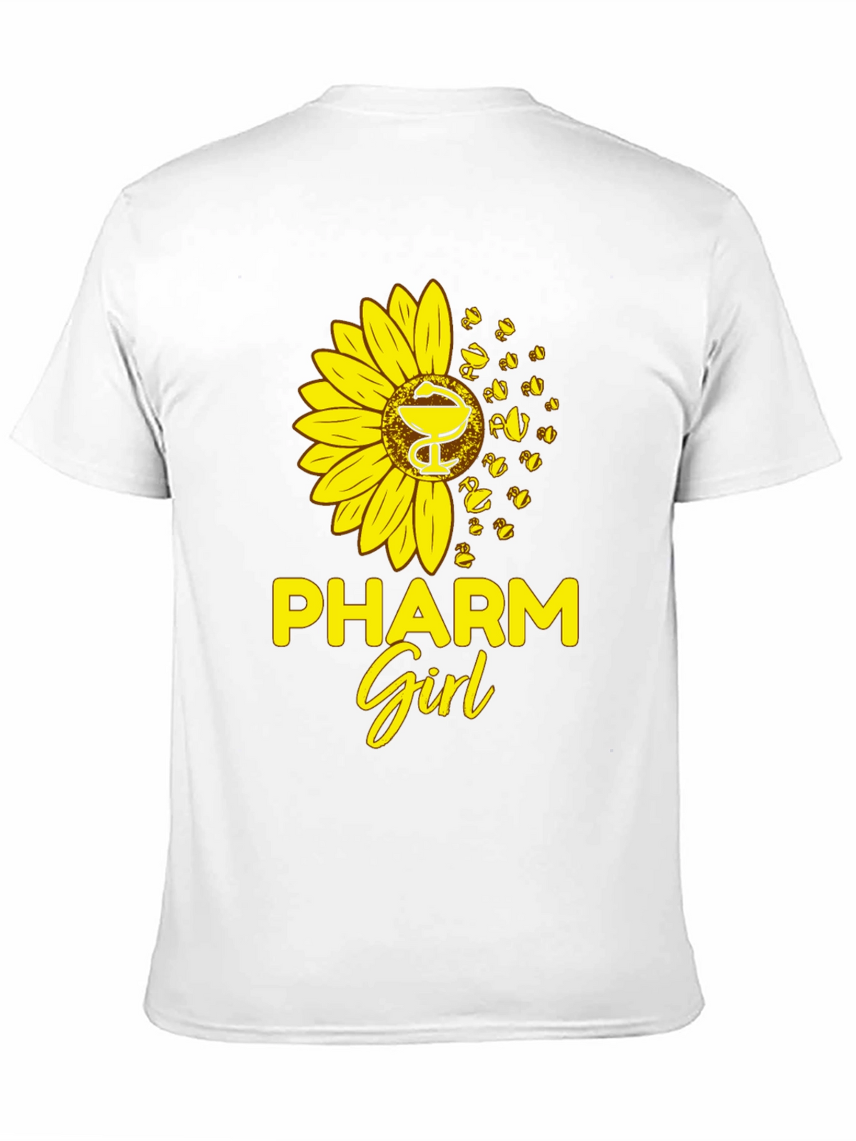 Pharm Girl Sunflower T-Shirt - Black