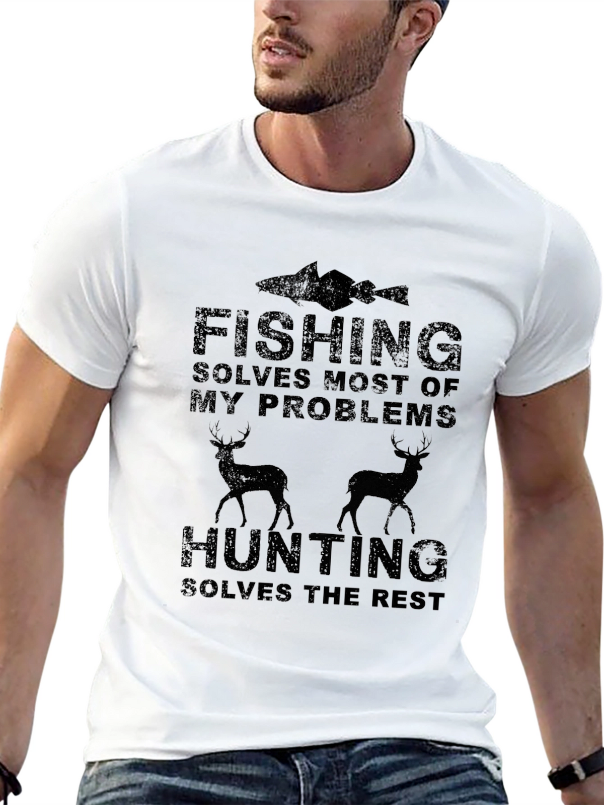 Fishing and Hunting Problems Solved Tee