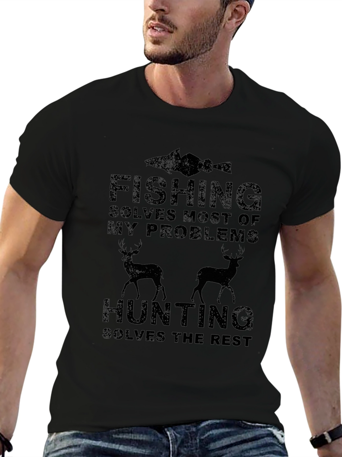 Fishing and Hunting Problems Solved Tee