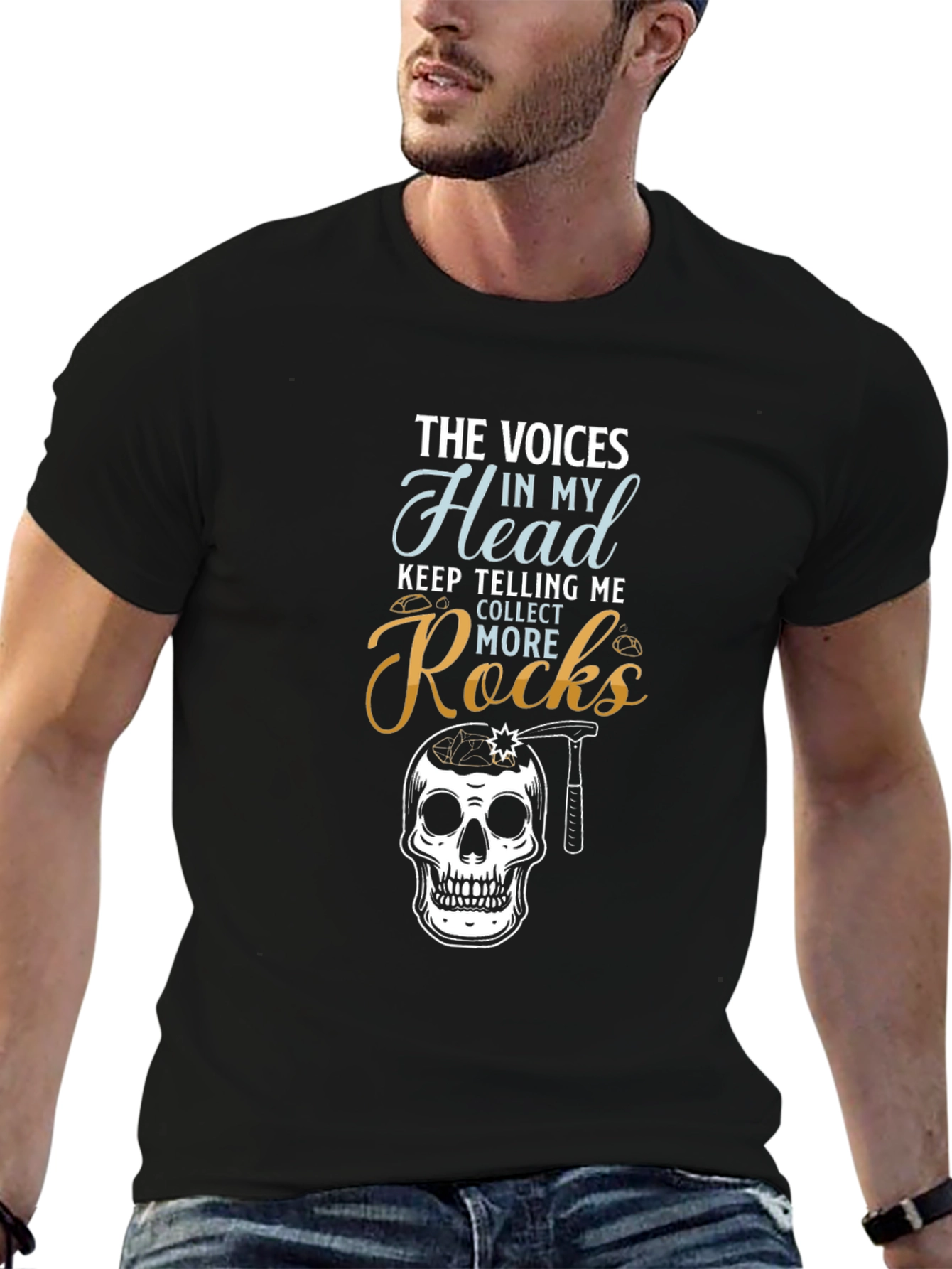 Voices in My Head Collect Rocks T-Shirt