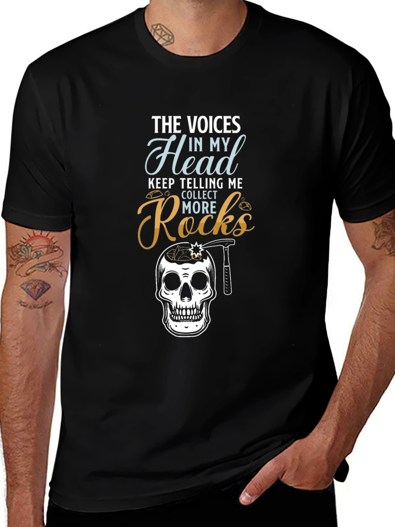 Voices in My Head Collect Rocks T-Shirt