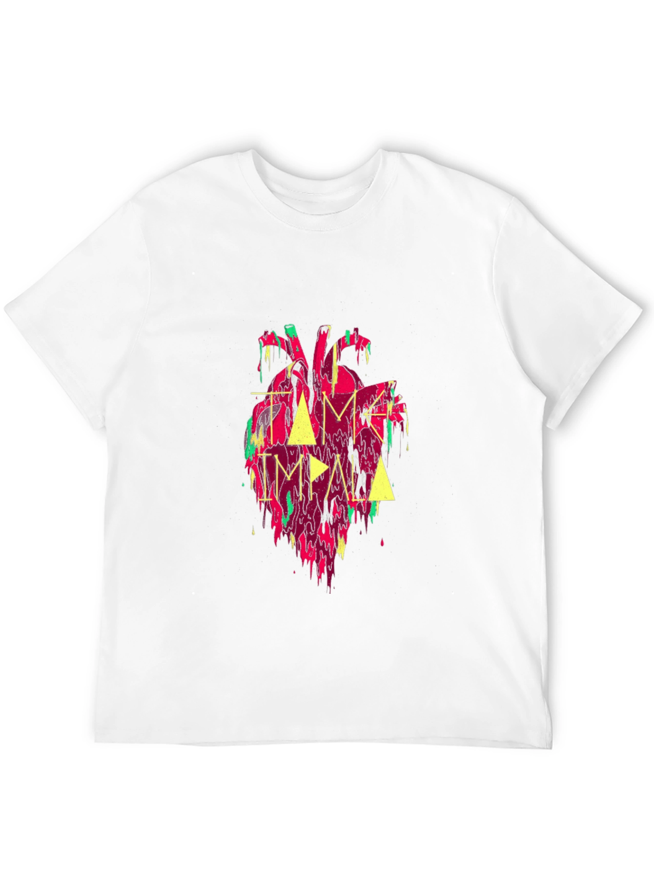 Tame Impala Heart Graphic Black Tee