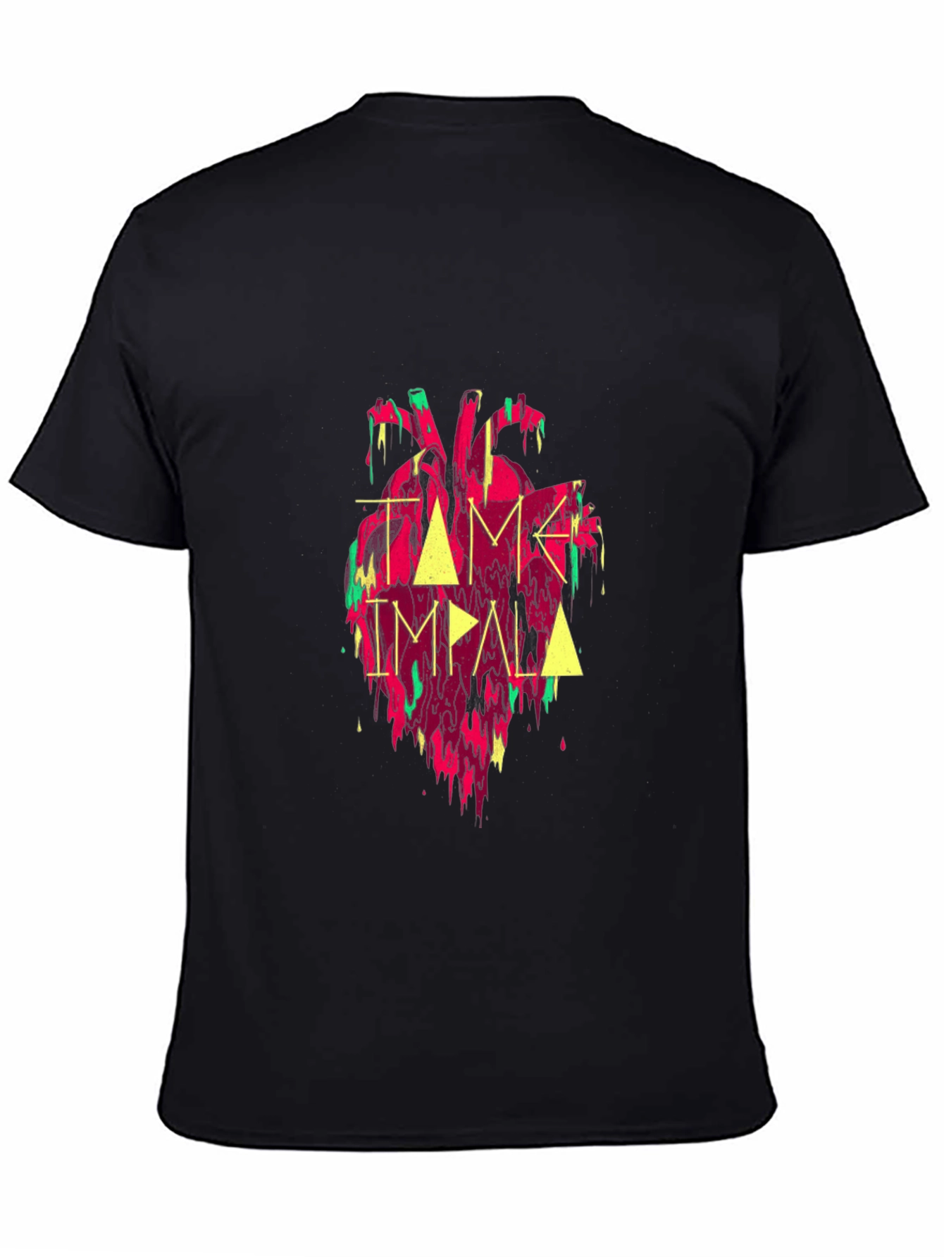 Tame Impala Heart Graphic Black Tee