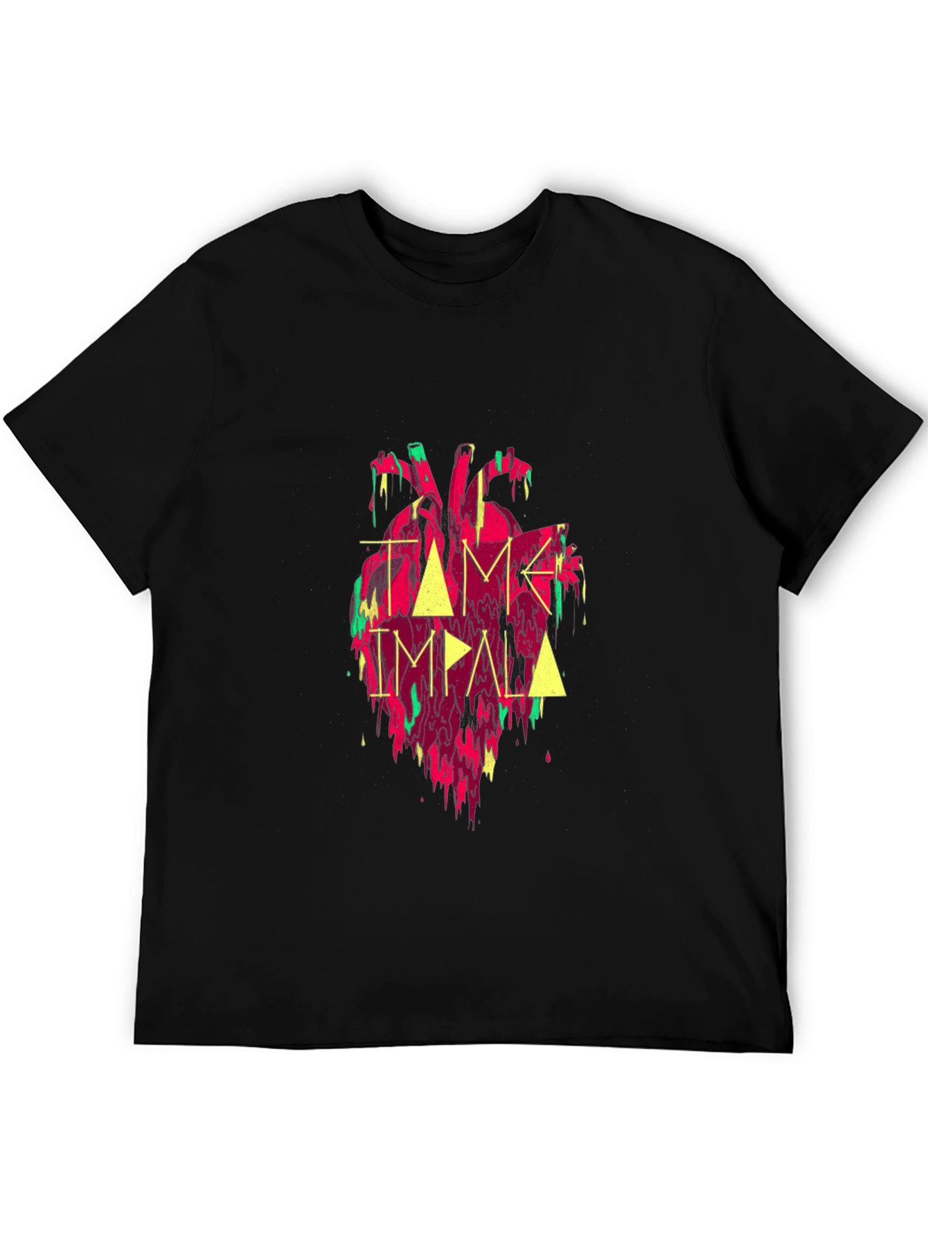 Tame Impala Heart Graphic Black Tee