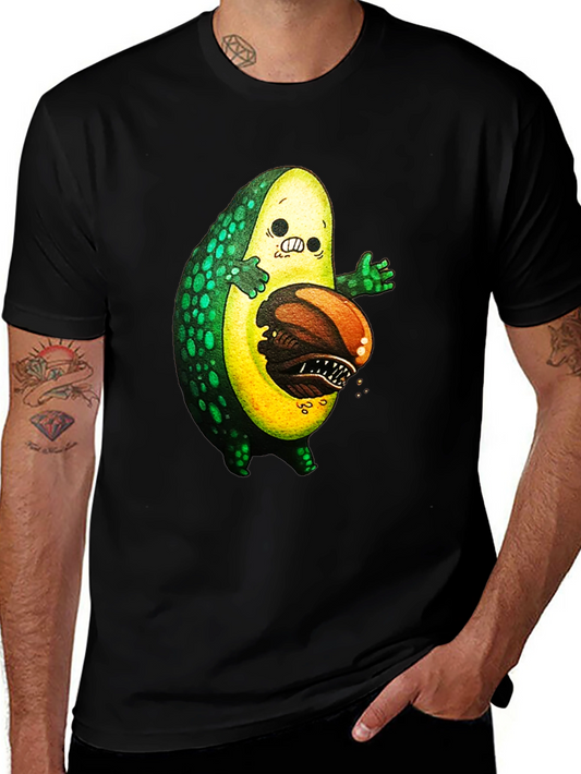 Avocado Monster Graphic T-Shirt - Unique Design