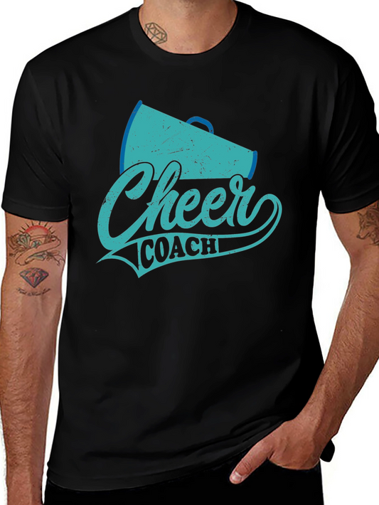 Cheer Coach Graphic Tee - Vintage Style