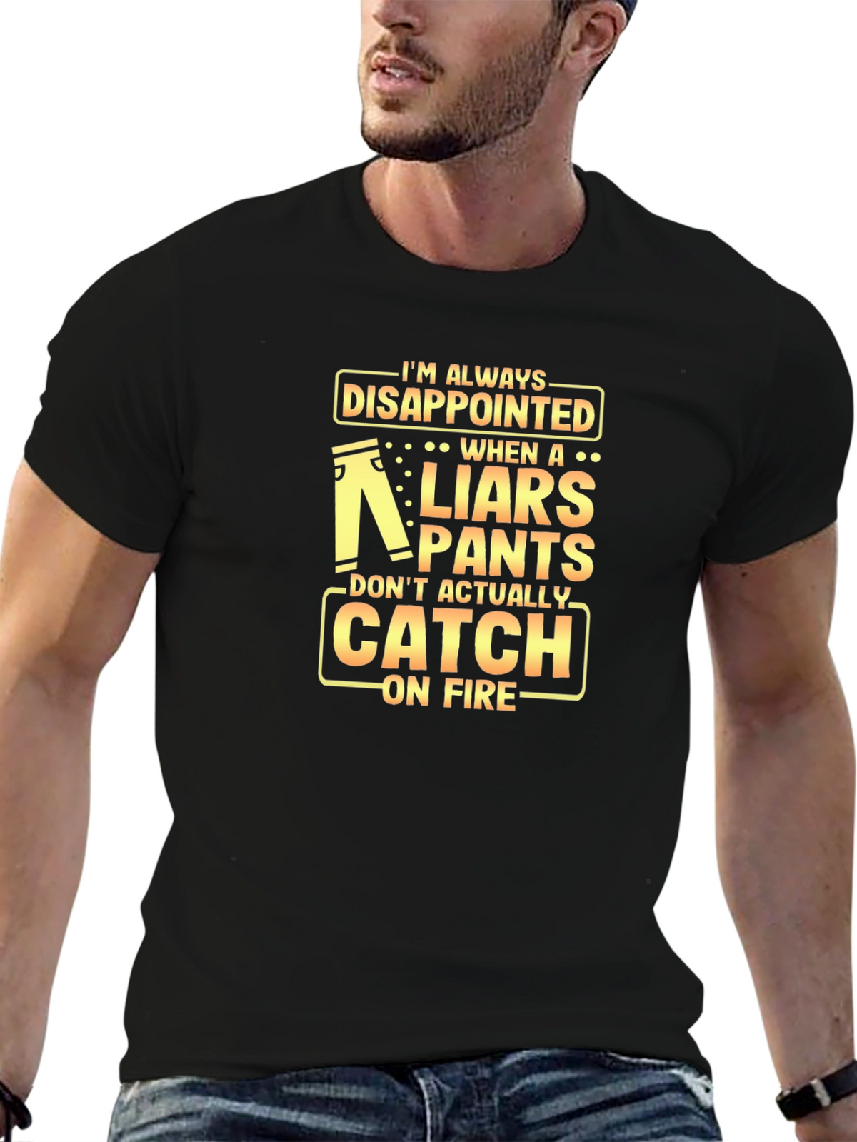 Disappointed Liars Pants On Fire Graphic Tee