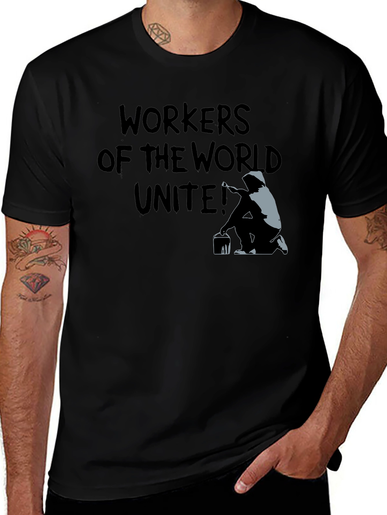 Workers Unite Graphic T-Shirt