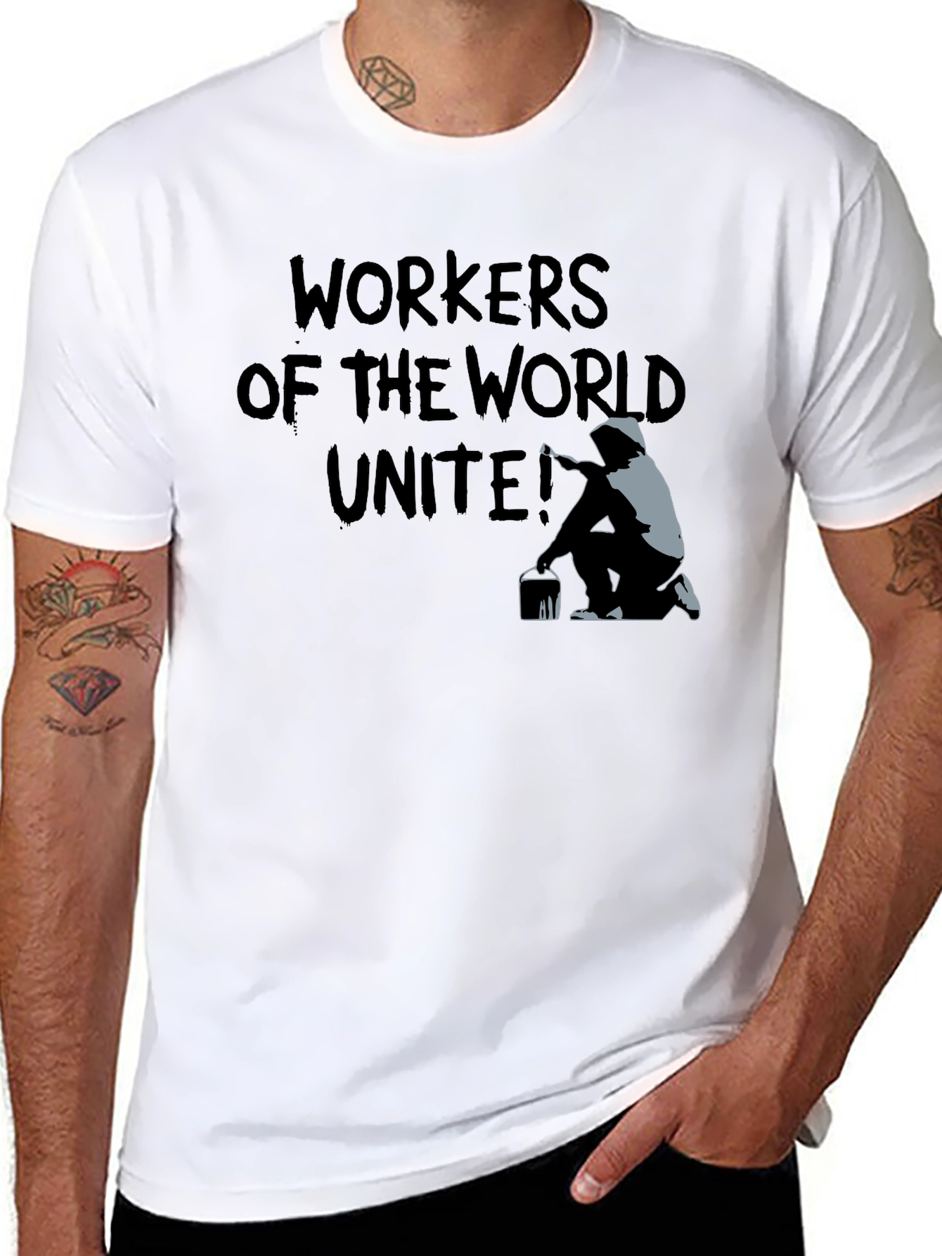Workers Unite Graphic T-Shirt