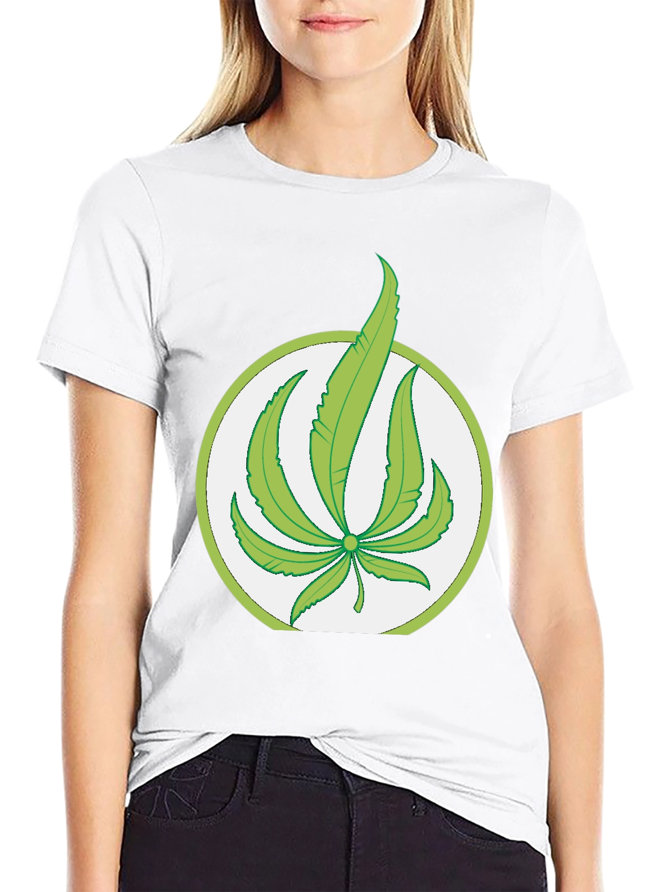 Cannabis Leaf Graphic Tee