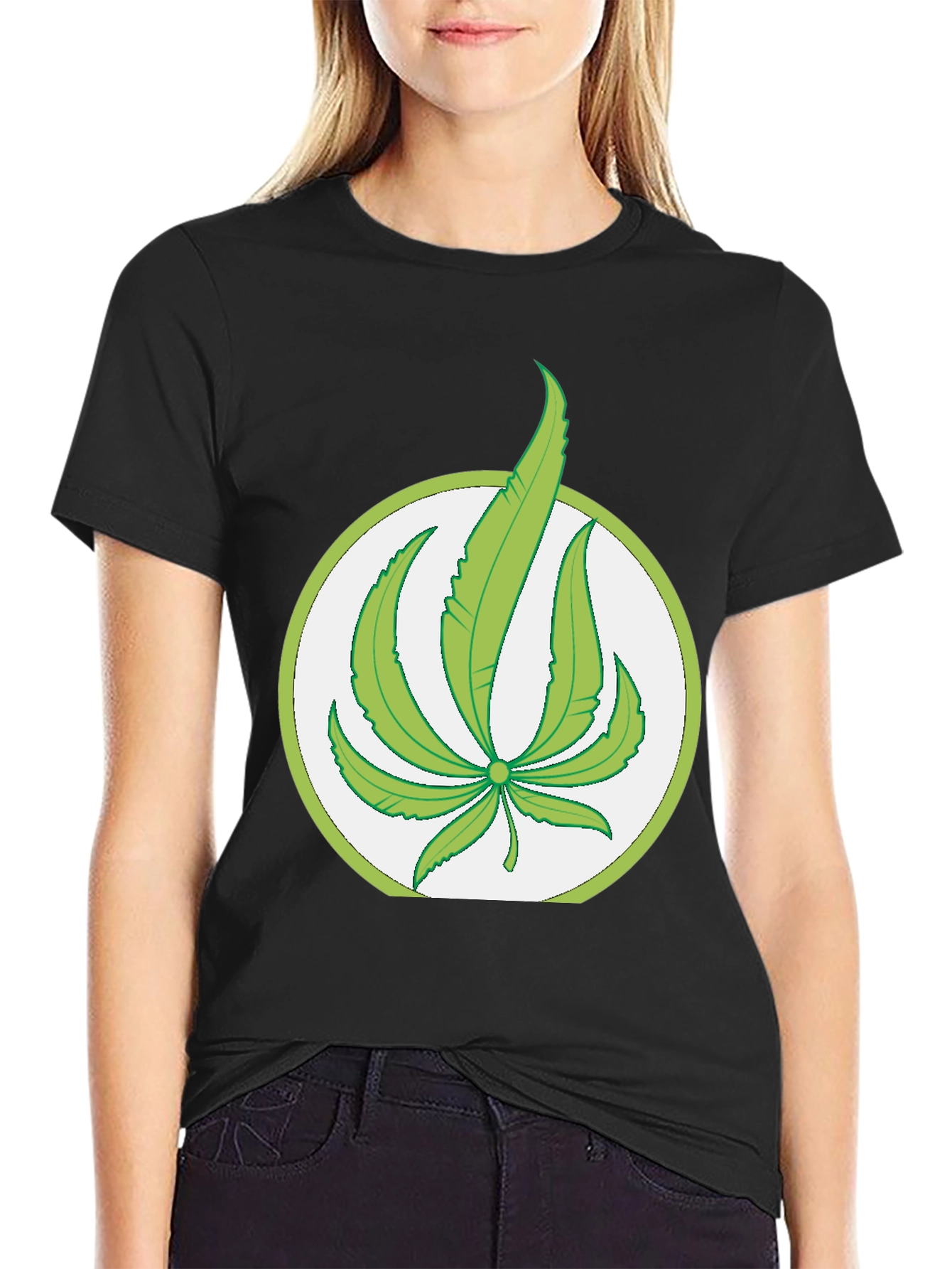 Cannabis Leaf Graphic Tee