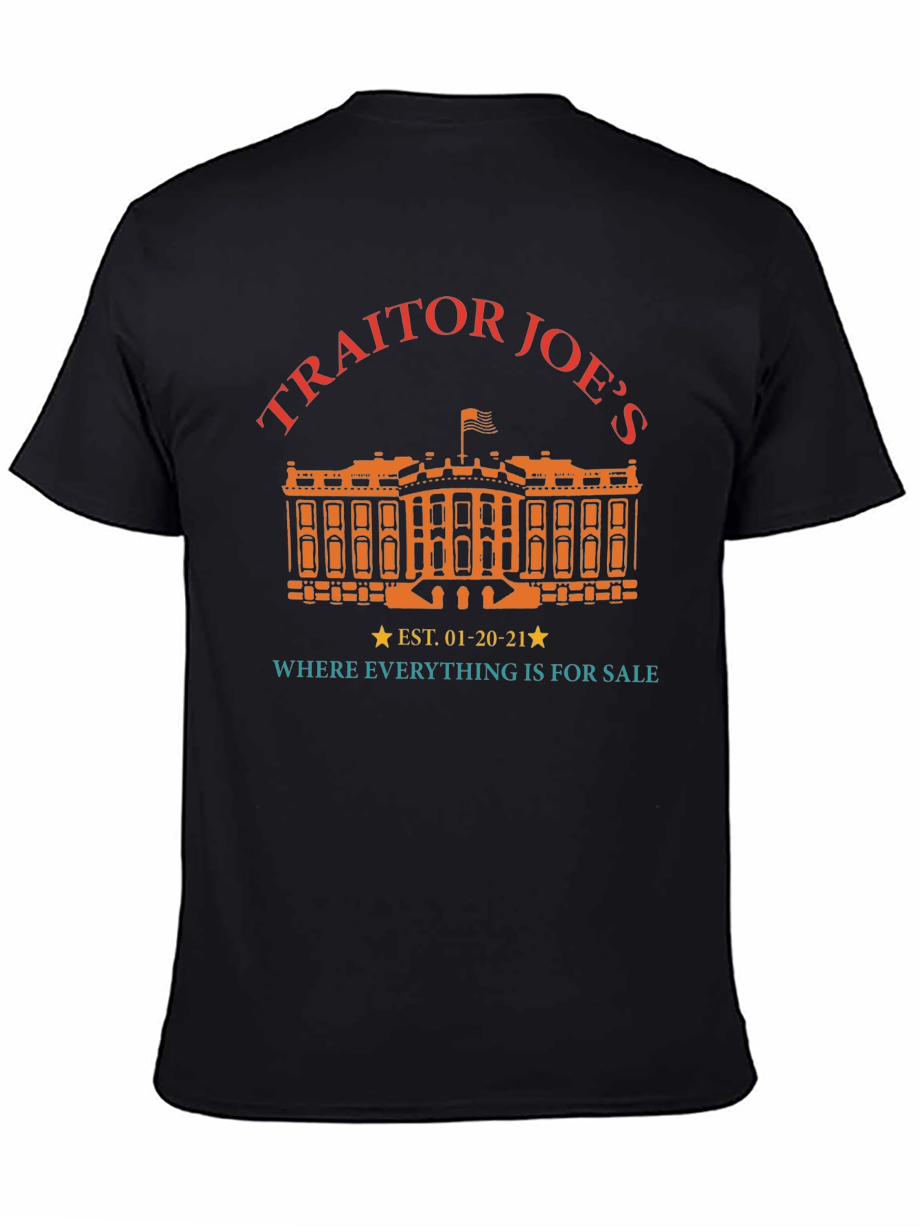 Traitor Joes T-Shirt Black Political Tee