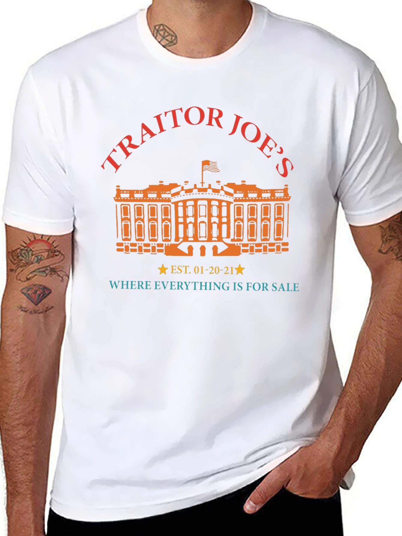 Traitor Joes T-Shirt Black Political Tee