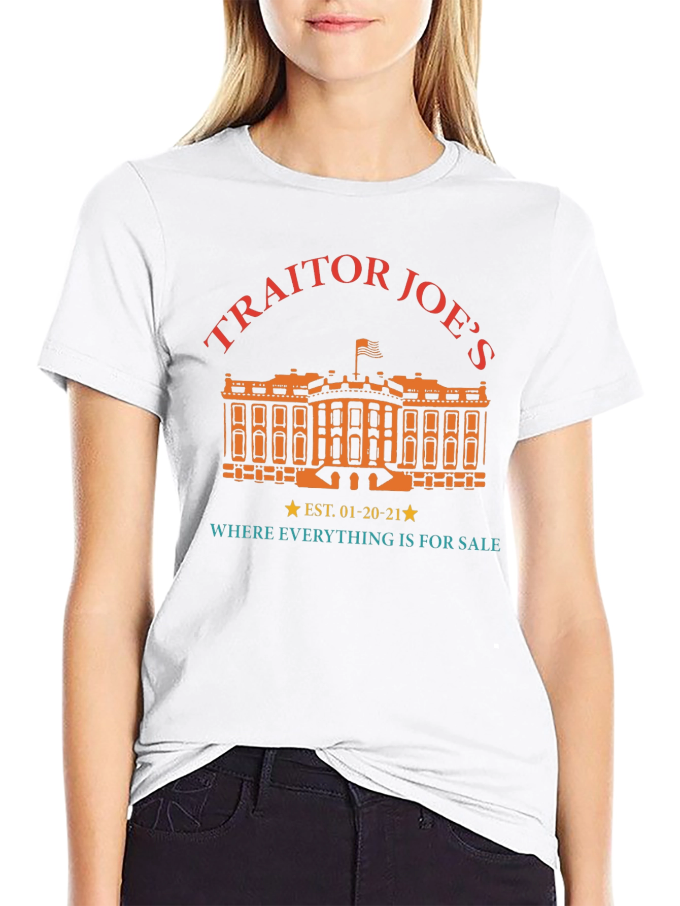 Traitor Joes T-Shirt Black Political Tee