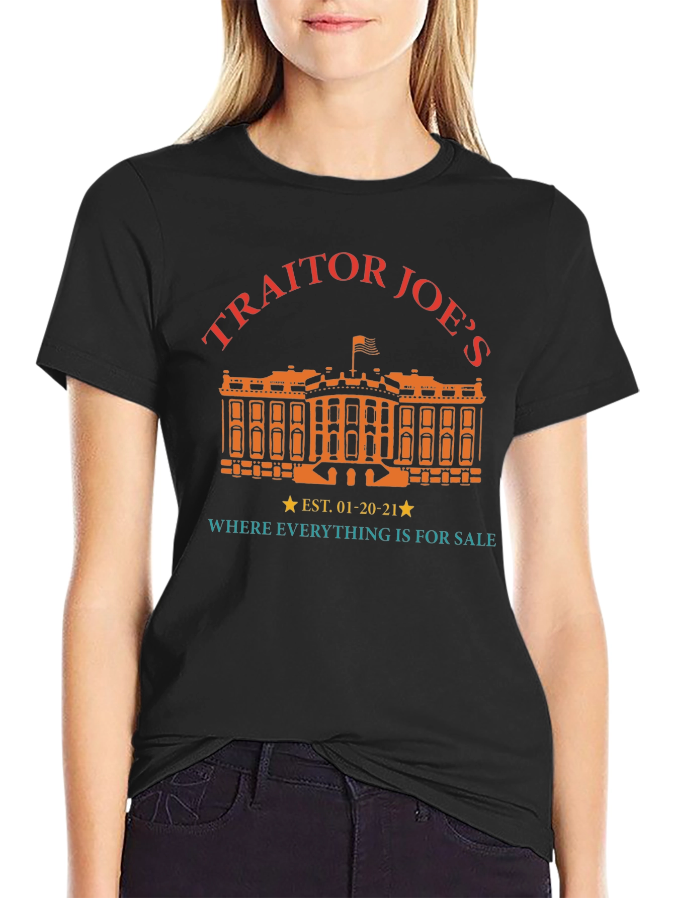 Traitor Joes T-Shirt Black Political Tee