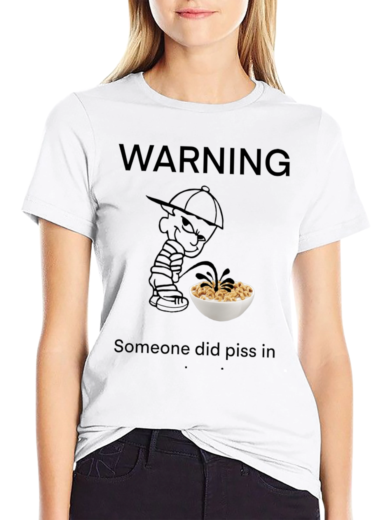 Warning: Pissed in Cereal T-Shirt
