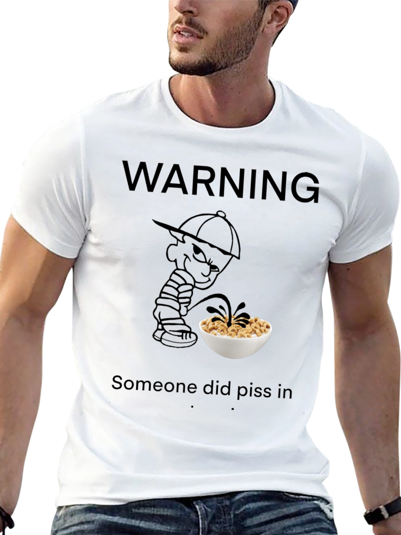 Warning: Pissed in Cereal T-Shirt