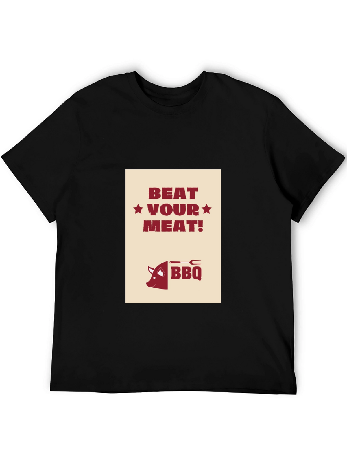 Beat Your Meat BBQ T-Shirt - Funny Grilling Apparel