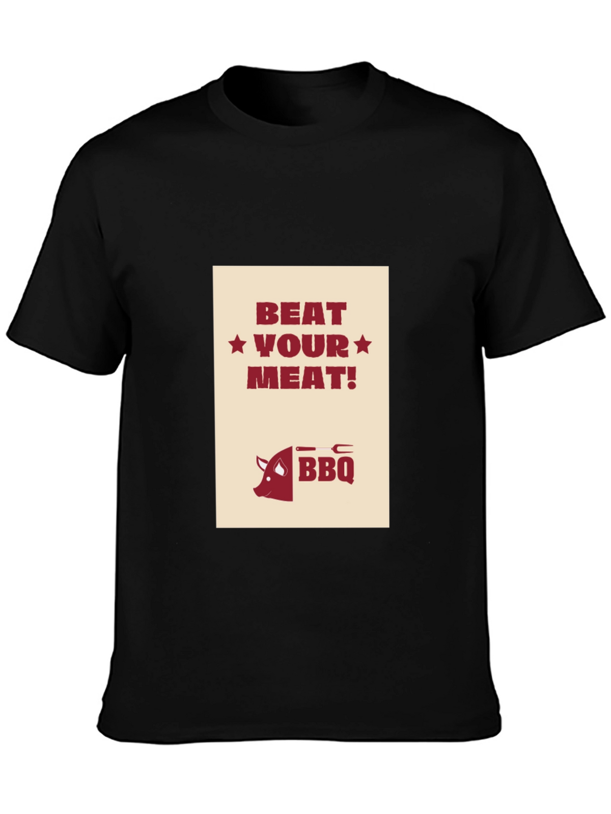 Beat Your Meat BBQ T-Shirt - Funny Grilling Apparel
