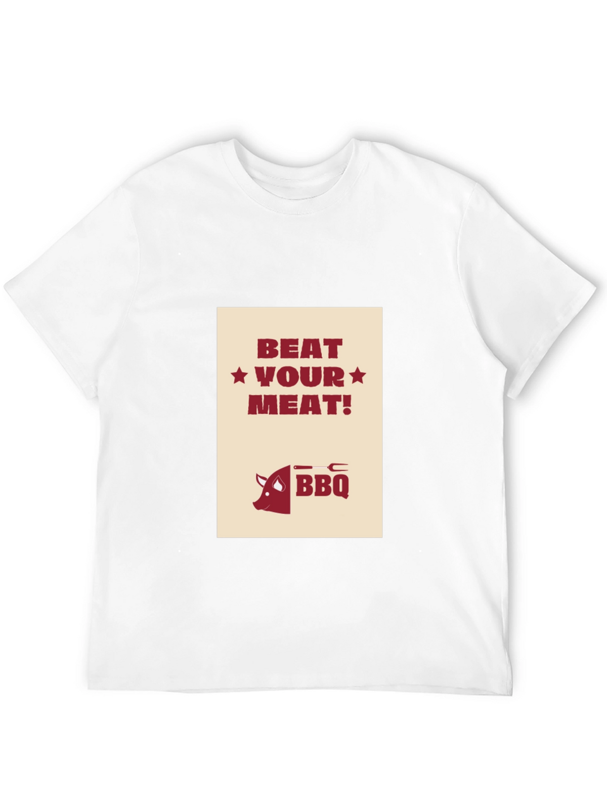 Beat Your Meat BBQ T-Shirt - Funny Grilling Apparel