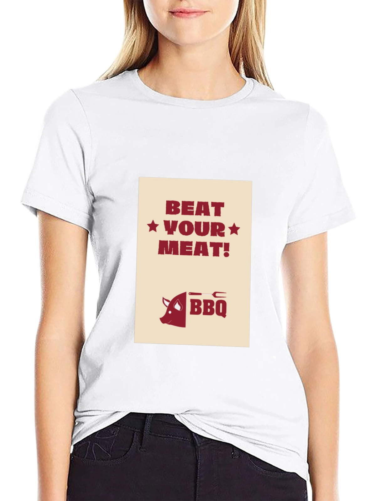 Beat Your Meat BBQ T-Shirt - Funny Grilling Apparel