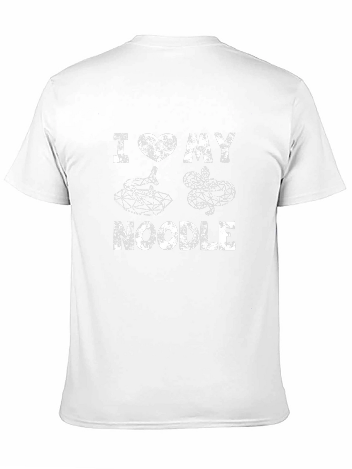 I Love My Noodle Snake Graphic T-Shirt