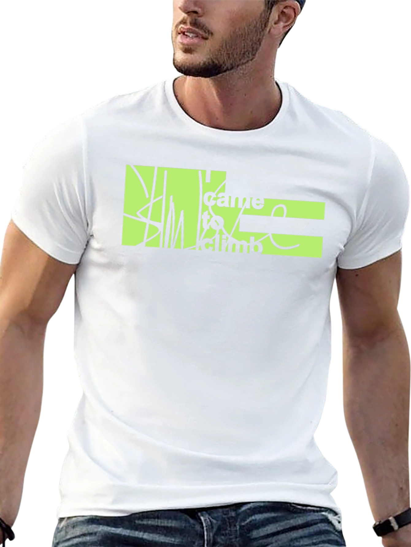 Climb T-Shirt - Black Graphic Tee