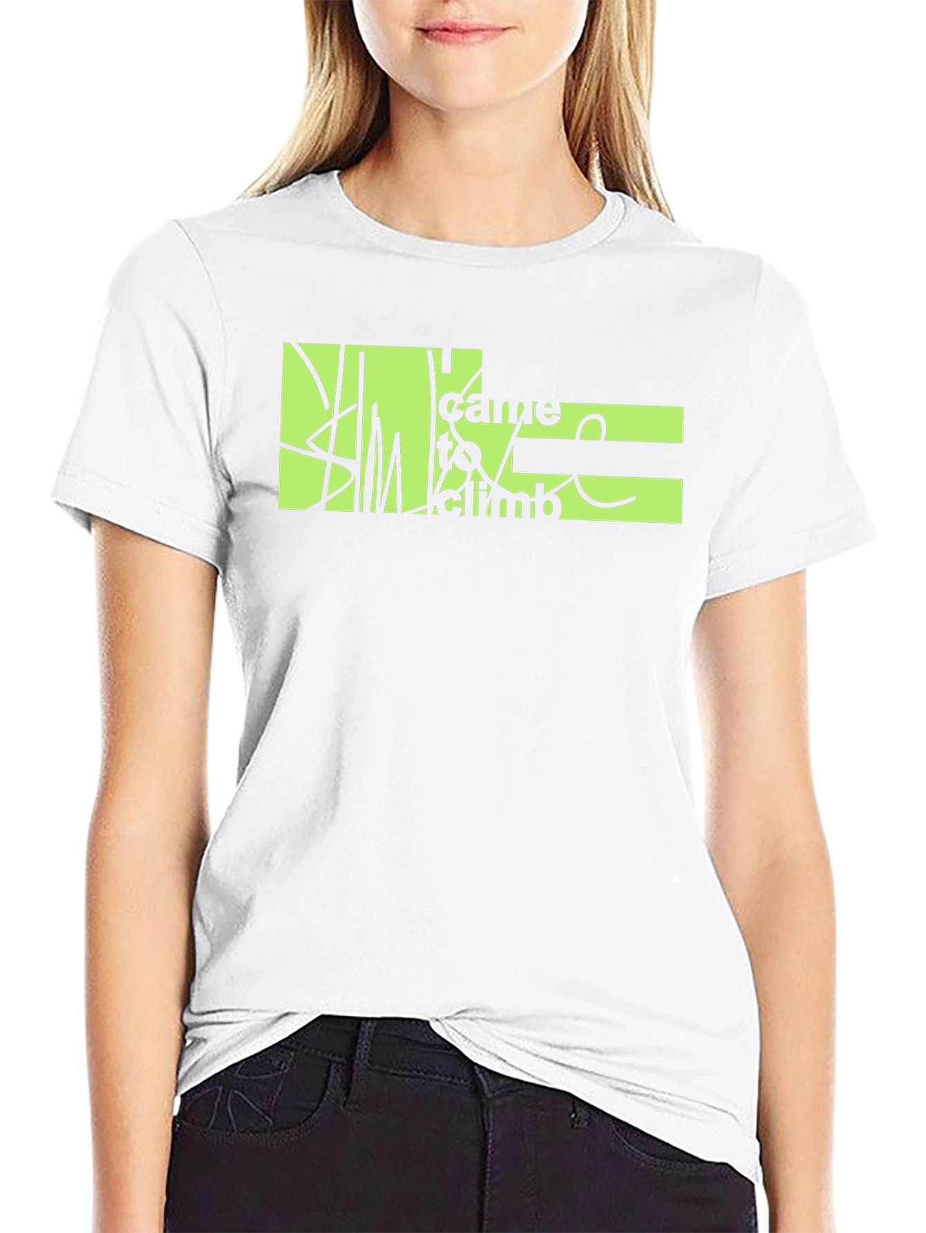 Climb T-Shirt - Black Graphic Tee