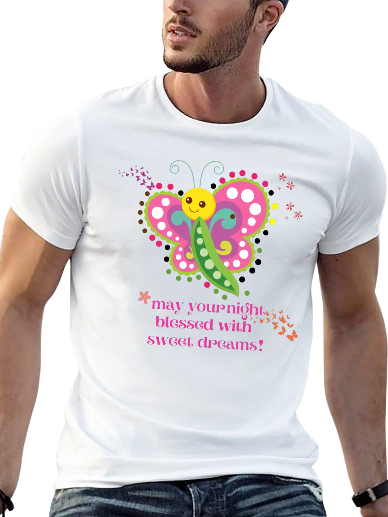 Cute Butterfly Pea Pod T-Shirt
