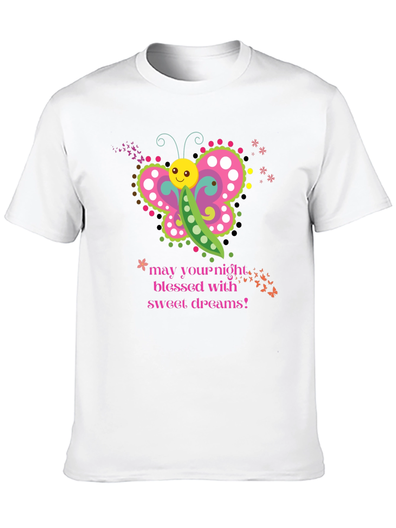 Cute Butterfly Pea Pod T-Shirt