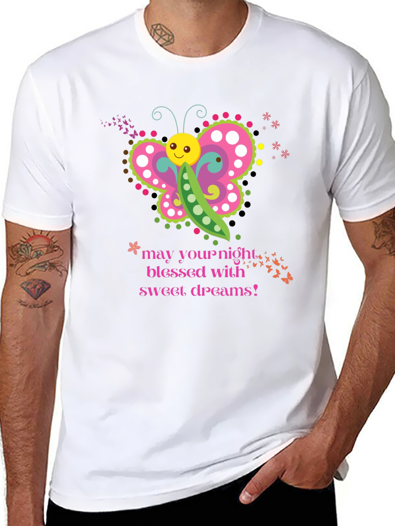 Cute Butterfly Pea Pod T-Shirt