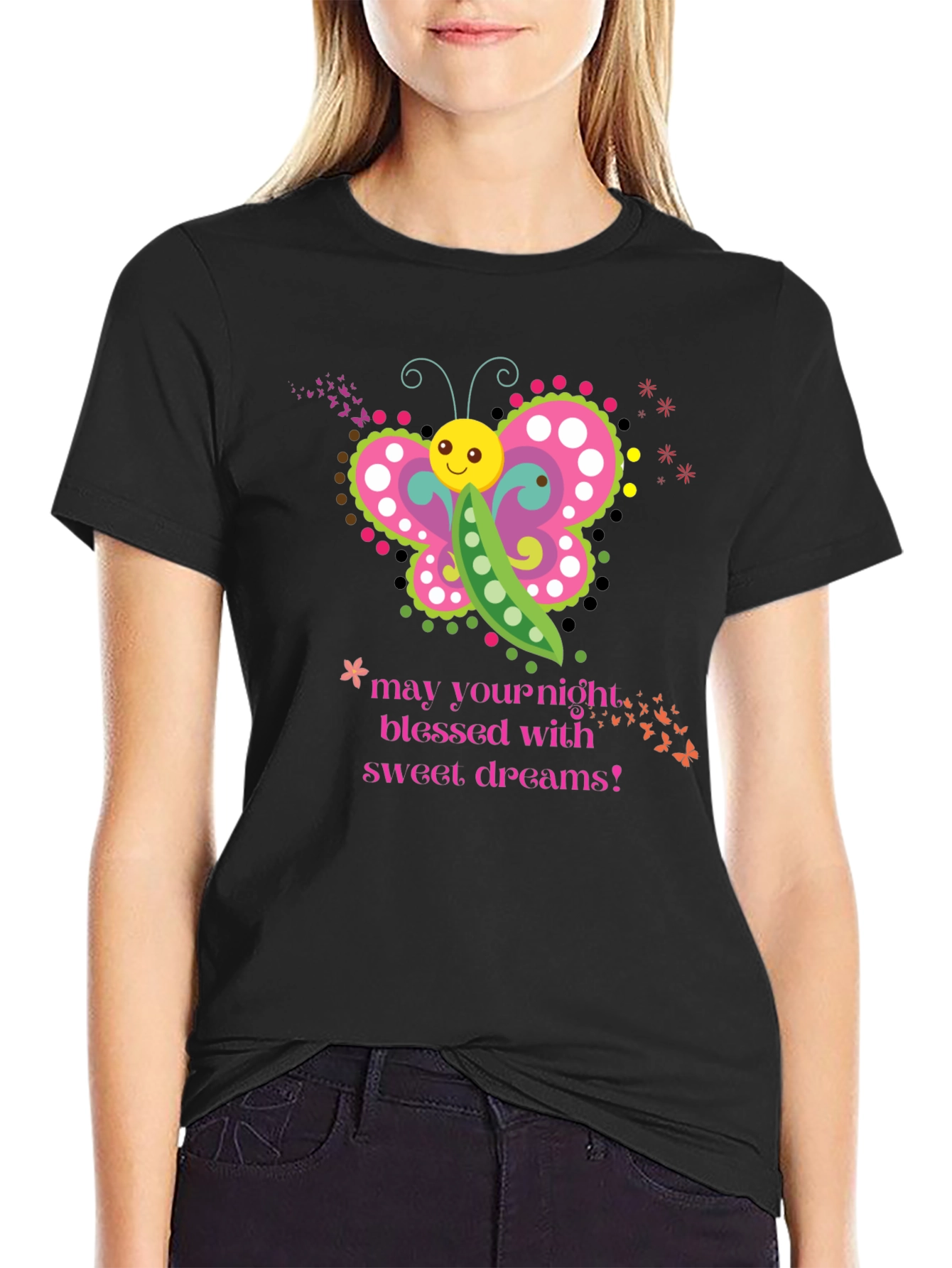 Cute Butterfly Pea Pod T-Shirt