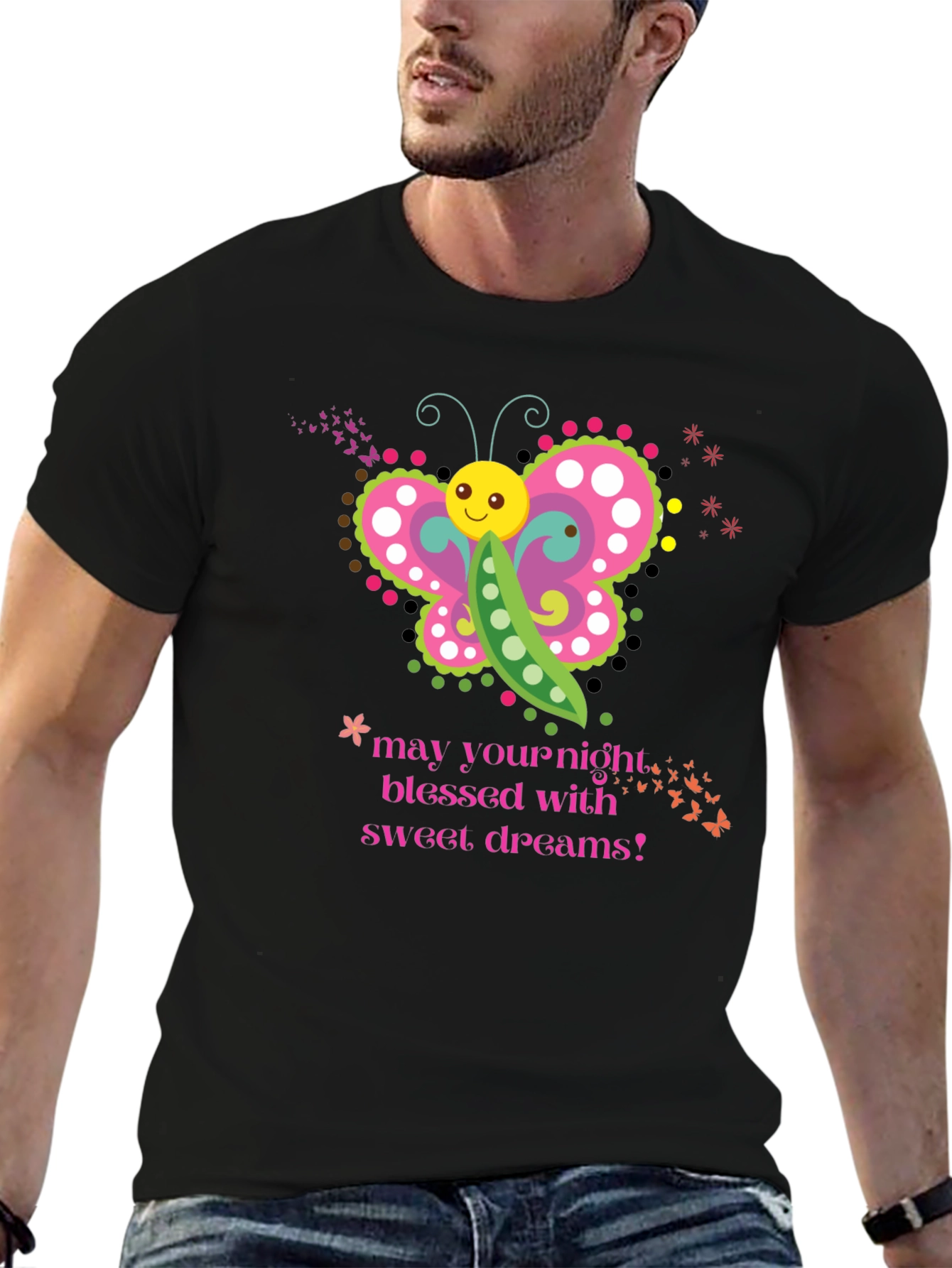 Cute Butterfly Pea Pod T-Shirt