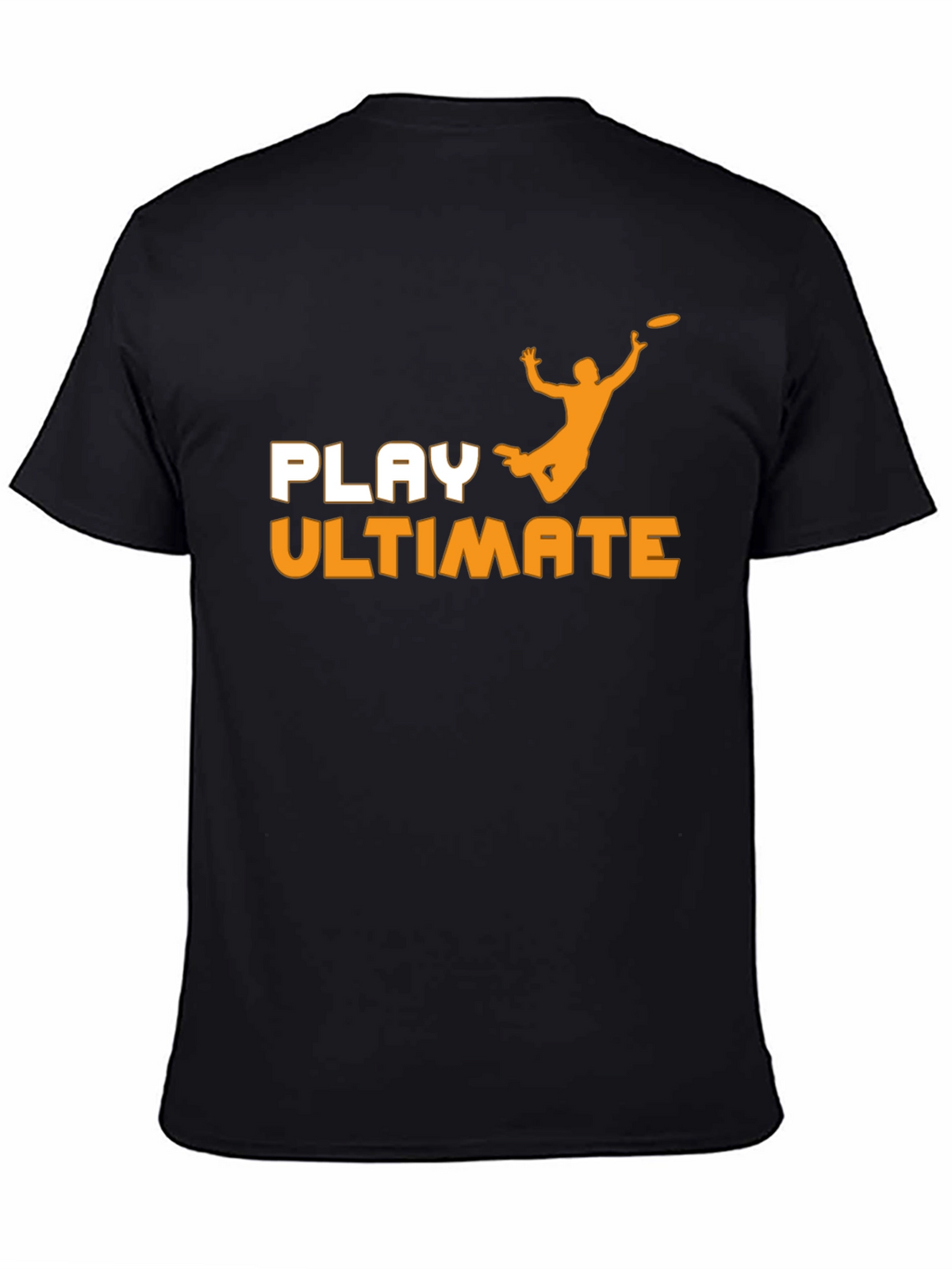 Play Ultimate Frisbee Black T-Shirt