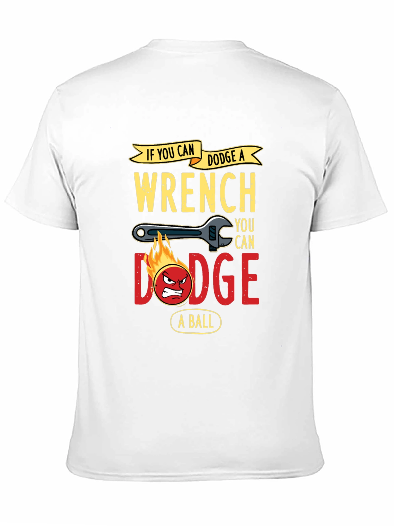 Dodge a Wrench Funny Graphic T-Shirt