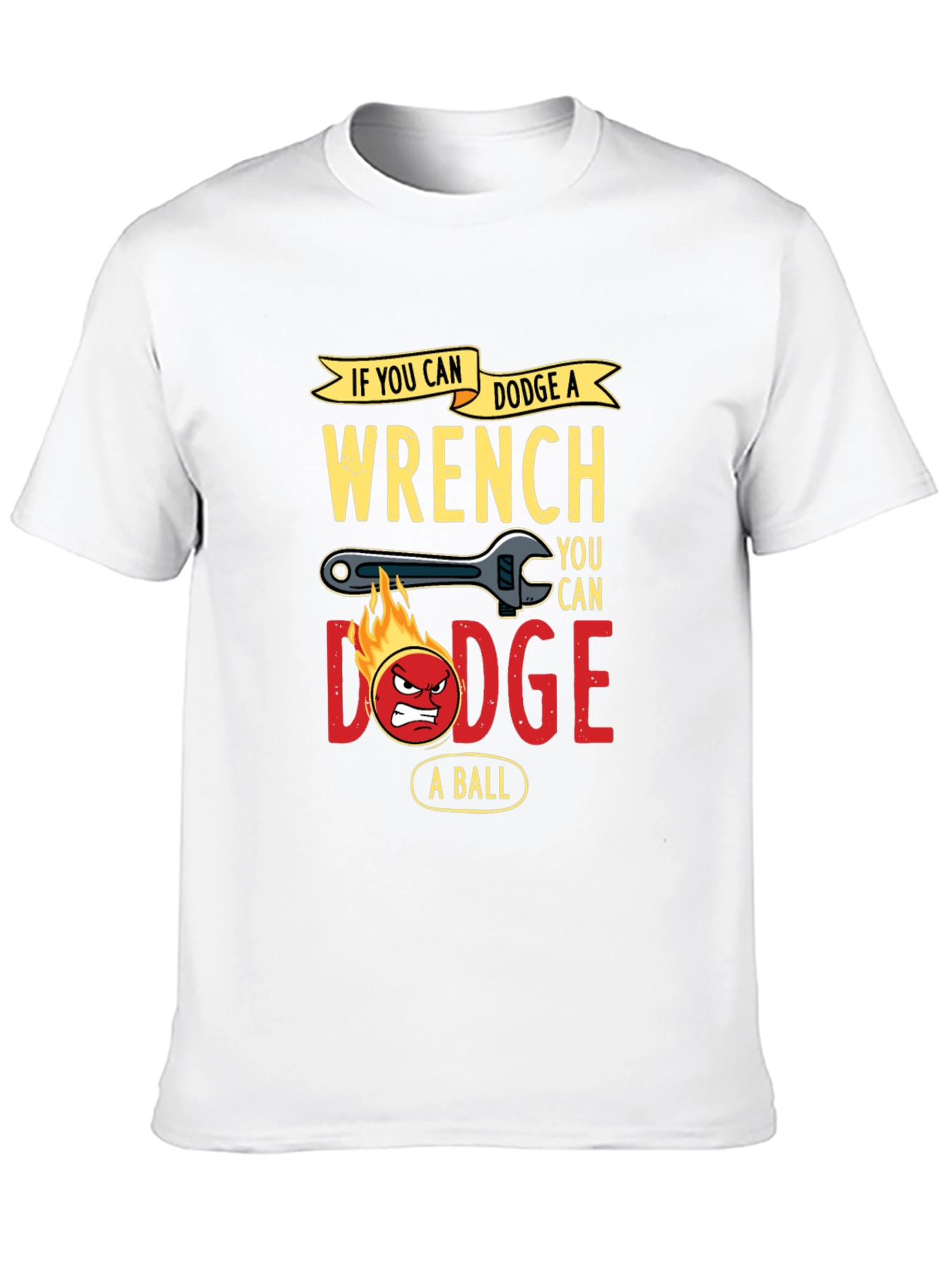 Dodge a Wrench Funny Graphic T-Shirt
