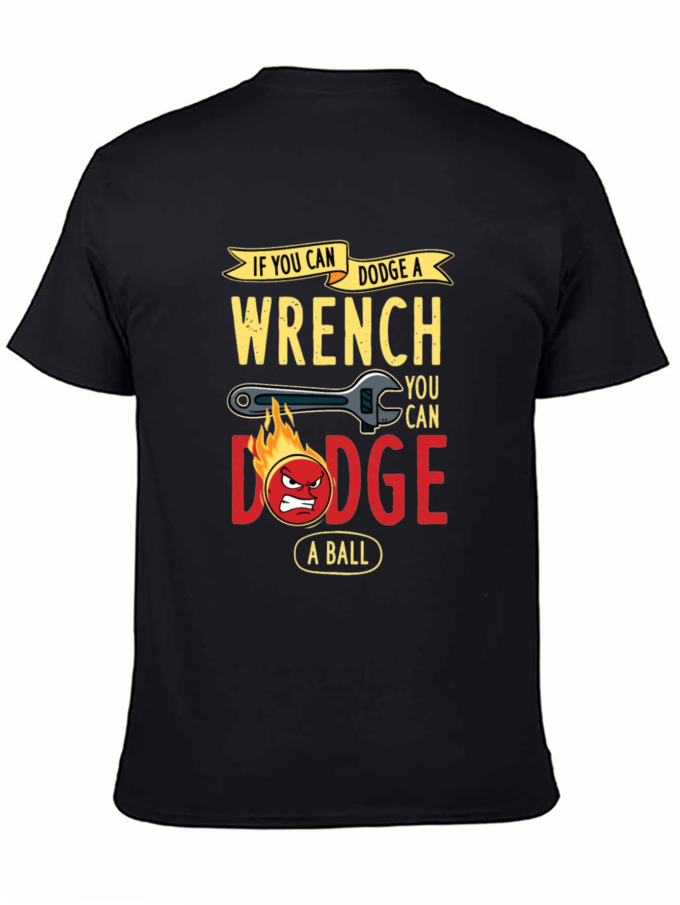 Dodge a Wrench Funny Graphic T-Shirt