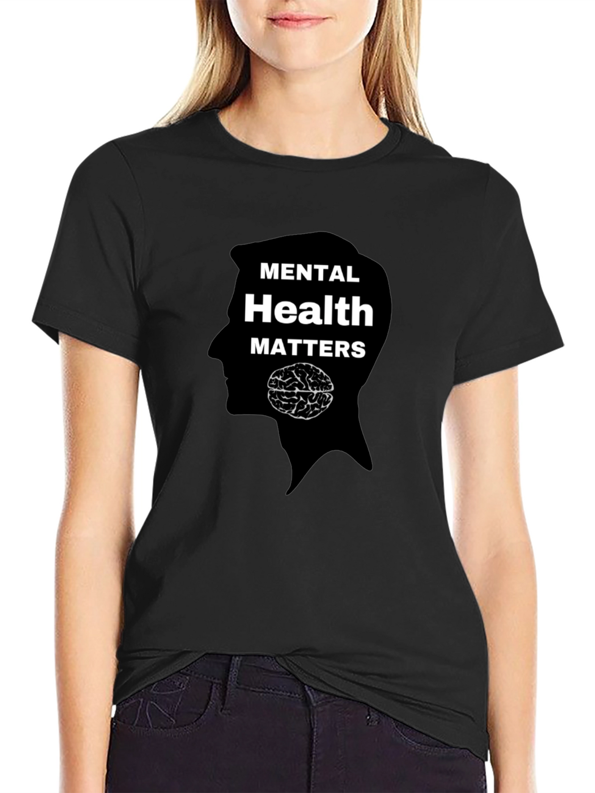 Mental Health Matters T-Shirt - Black