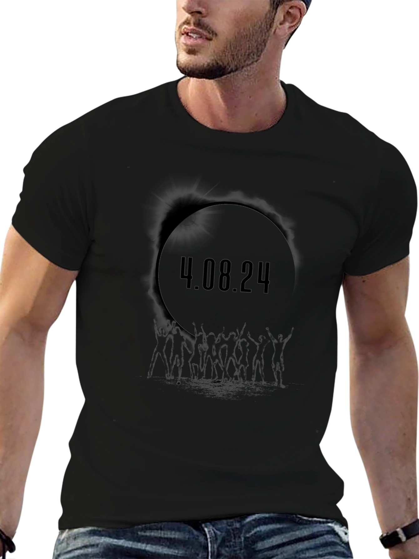 Eclipse Date Graphic Tee - 4.08.24