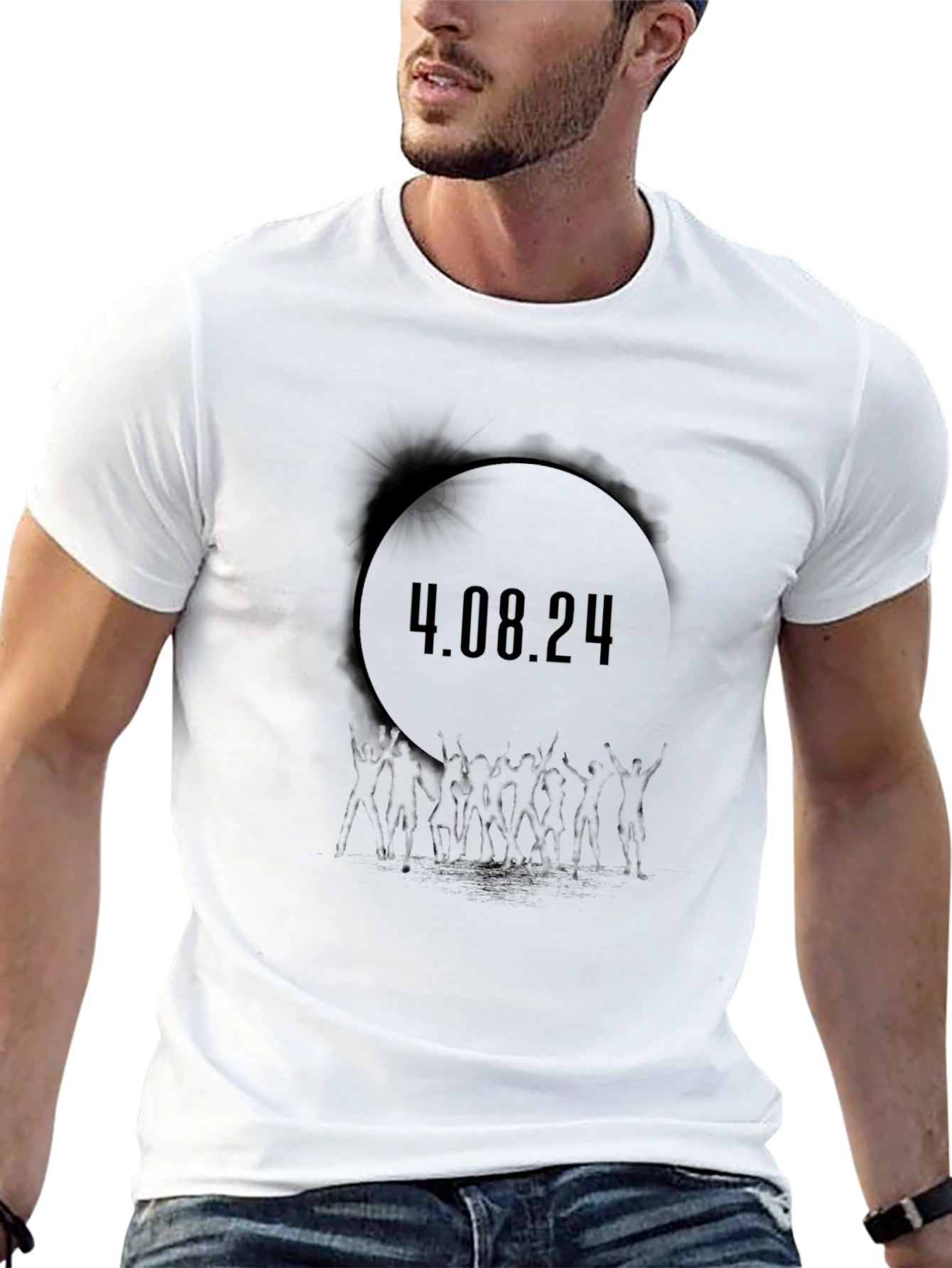 Eclipse Date Graphic Tee - 4.08.24