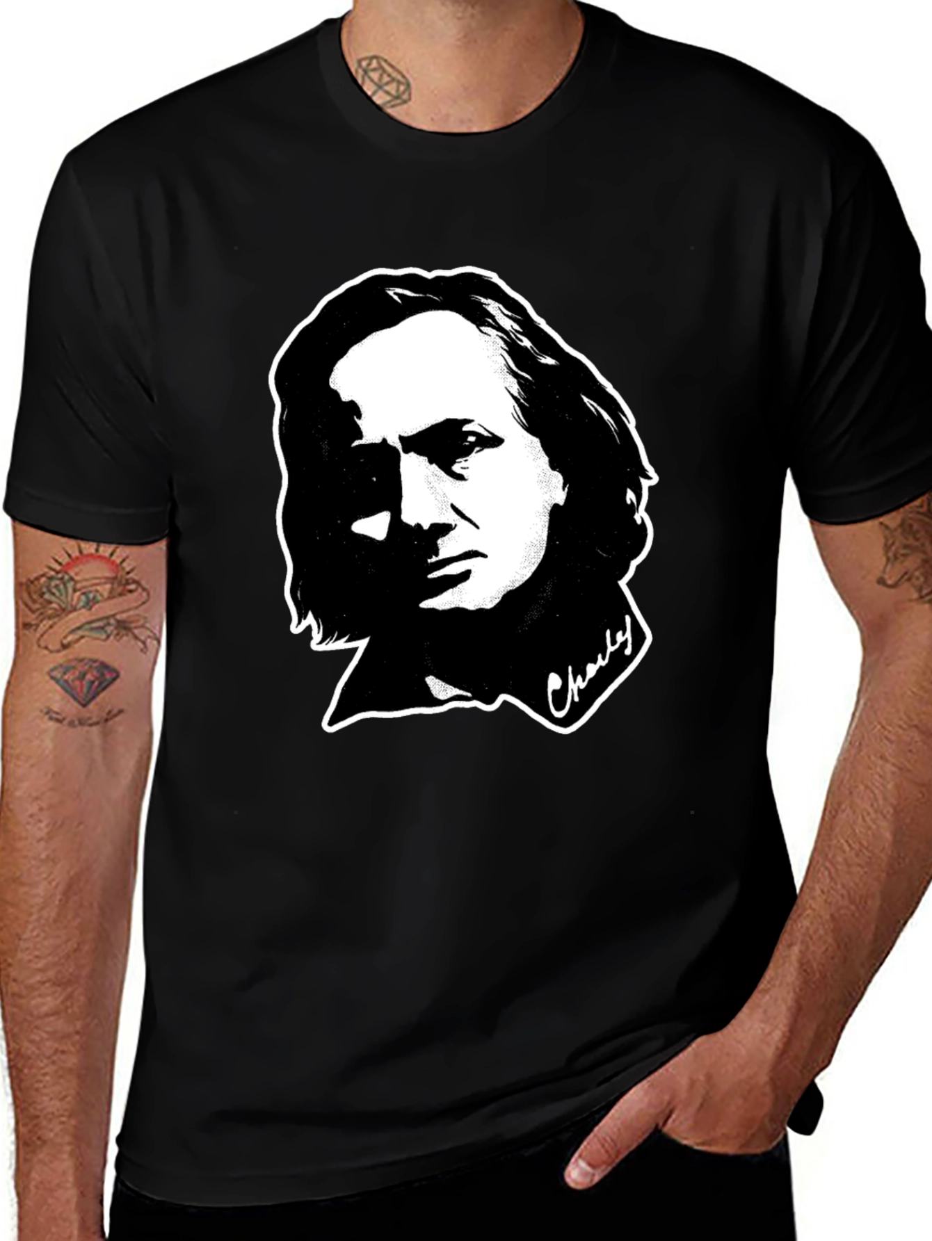 Charly Garcia T-Shirt - Mens Black Tee