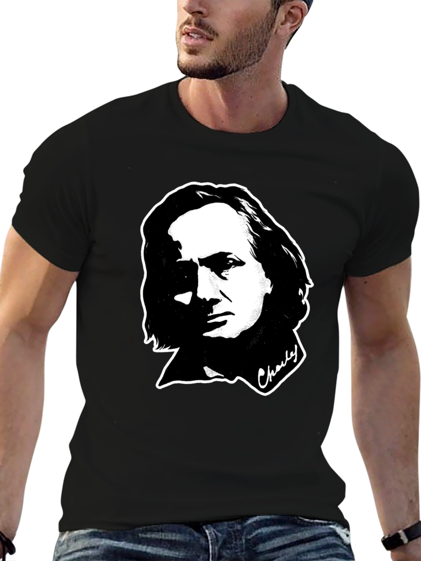 Charly Garcia T-Shirt - Mens Black Tee