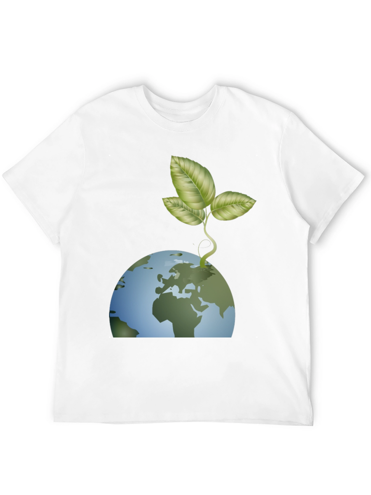 Earth Day T-Shirt - Growing Green Planet Design