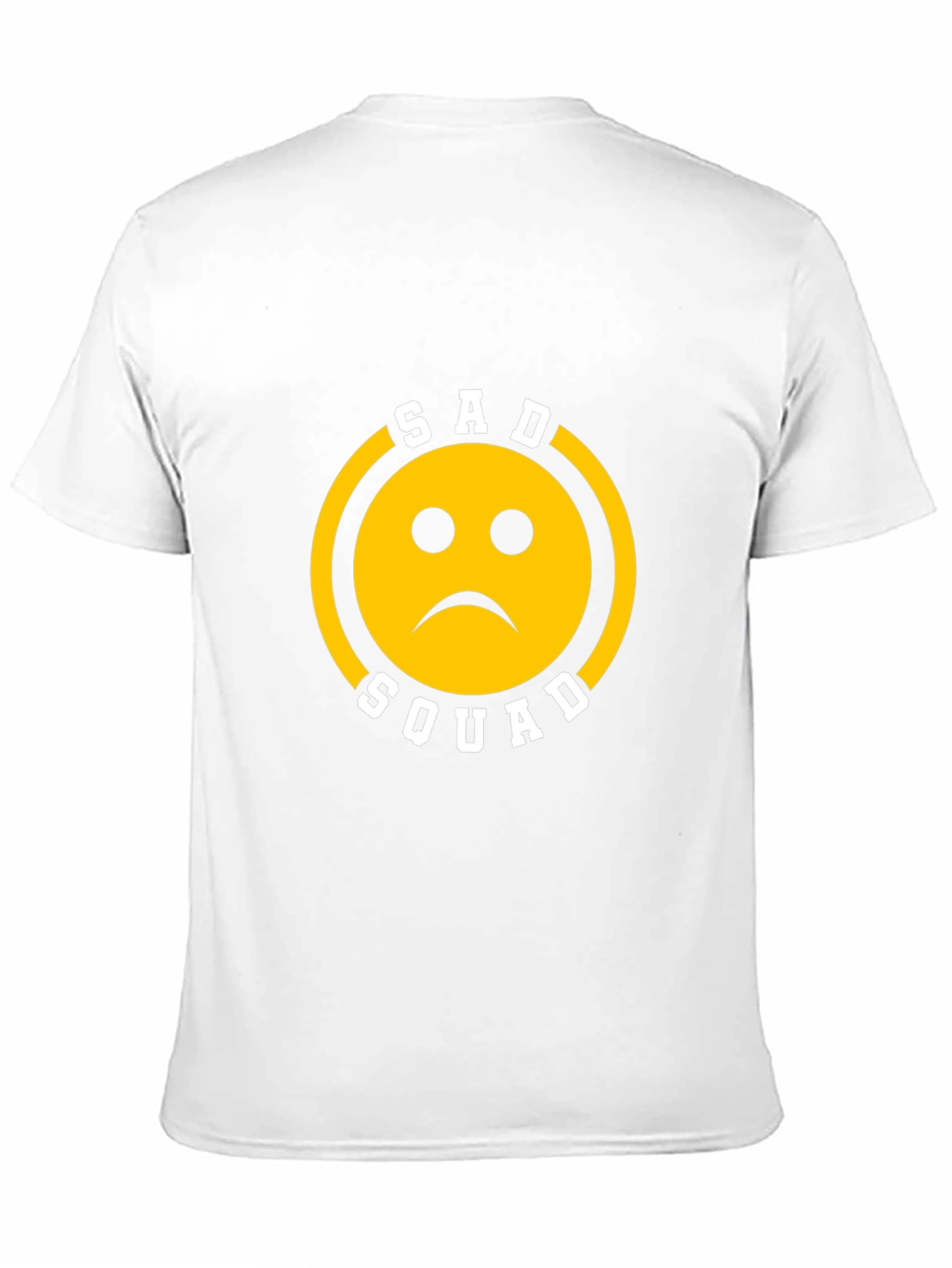 Sad Squad Graphic T-Shirt - Black Cotton Crew Neck