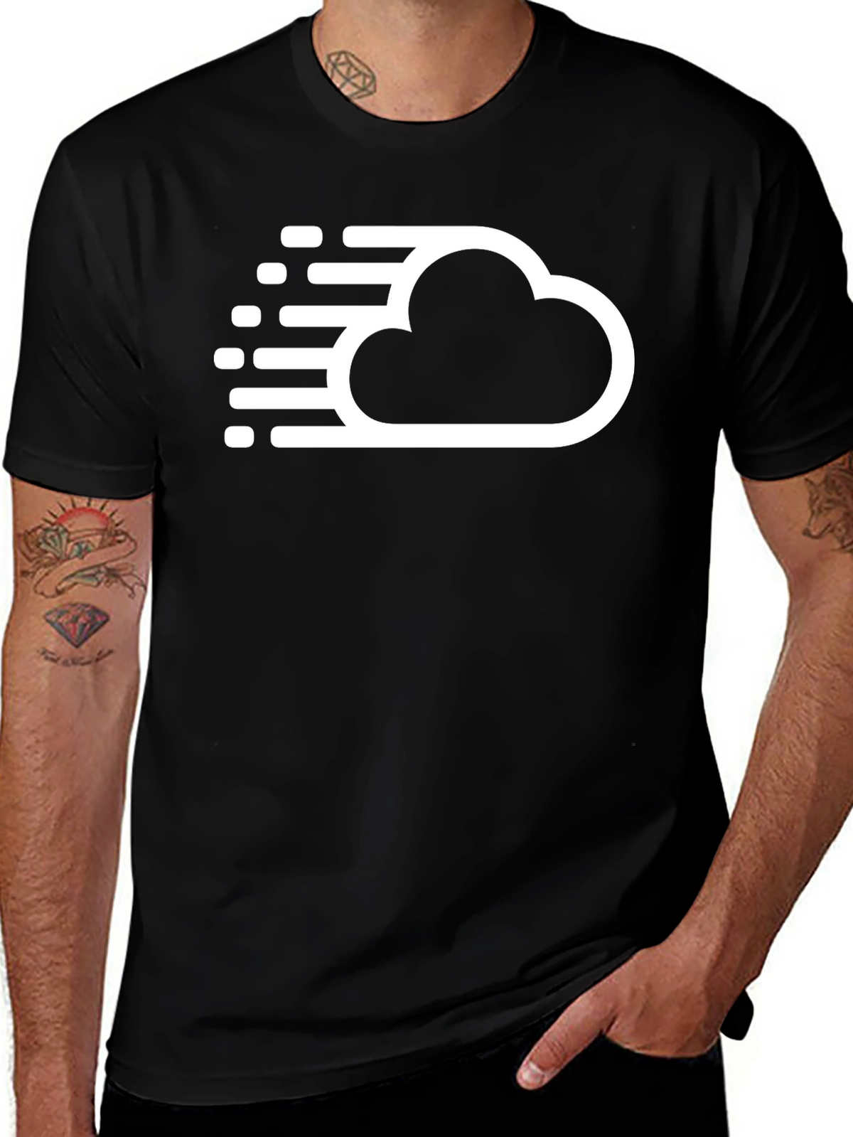 Modern Cloud Graphic T-Shirt - Soft & Stylish