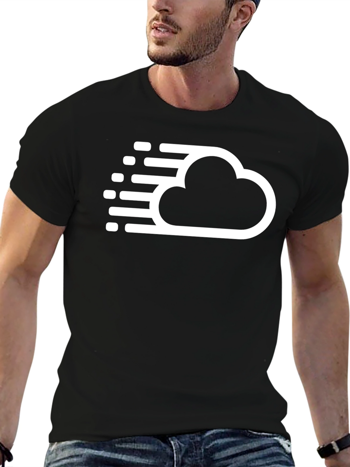 Modern Cloud Graphic T-Shirt - Soft & Stylish