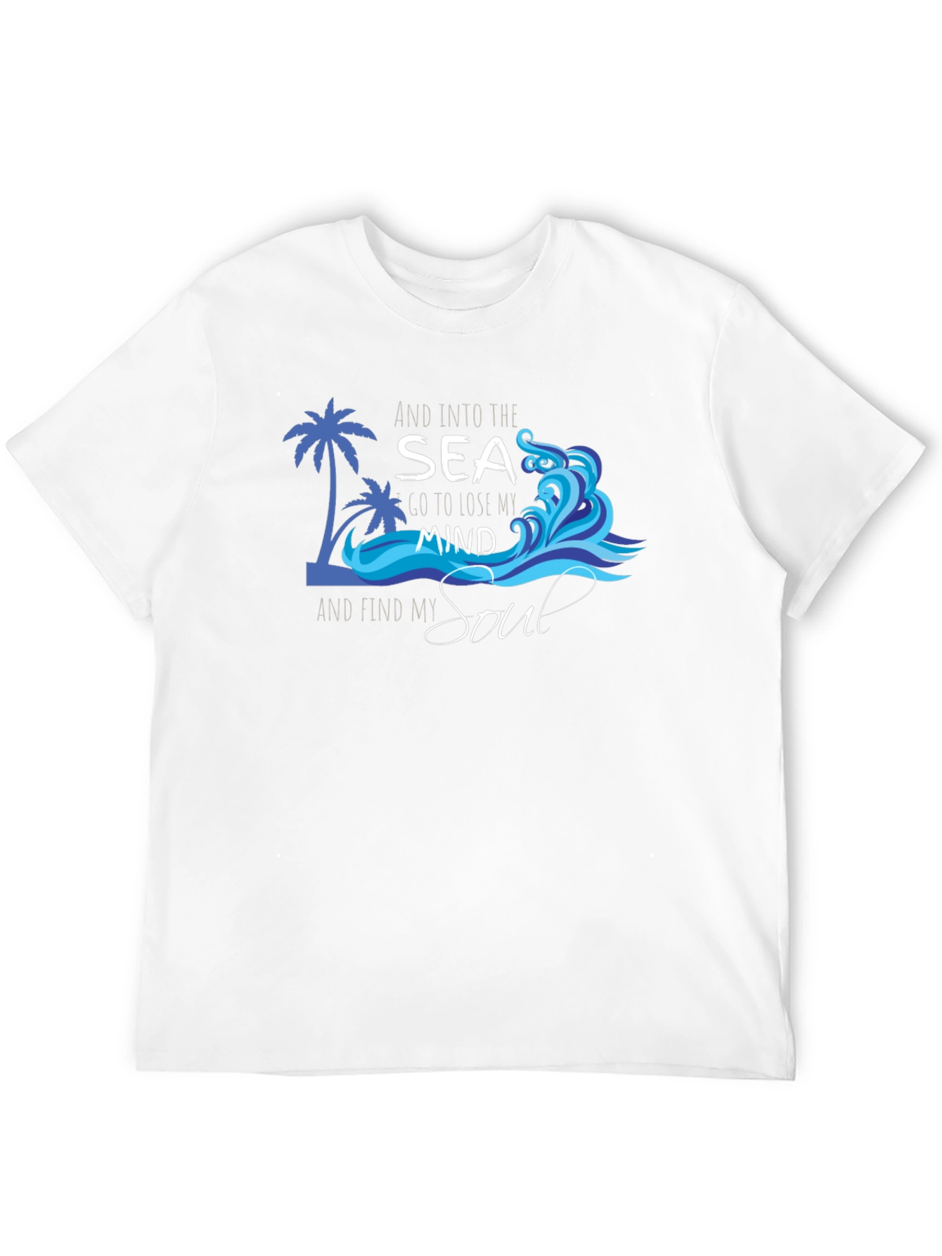 Sea Mind & Soul Black T-Shirt