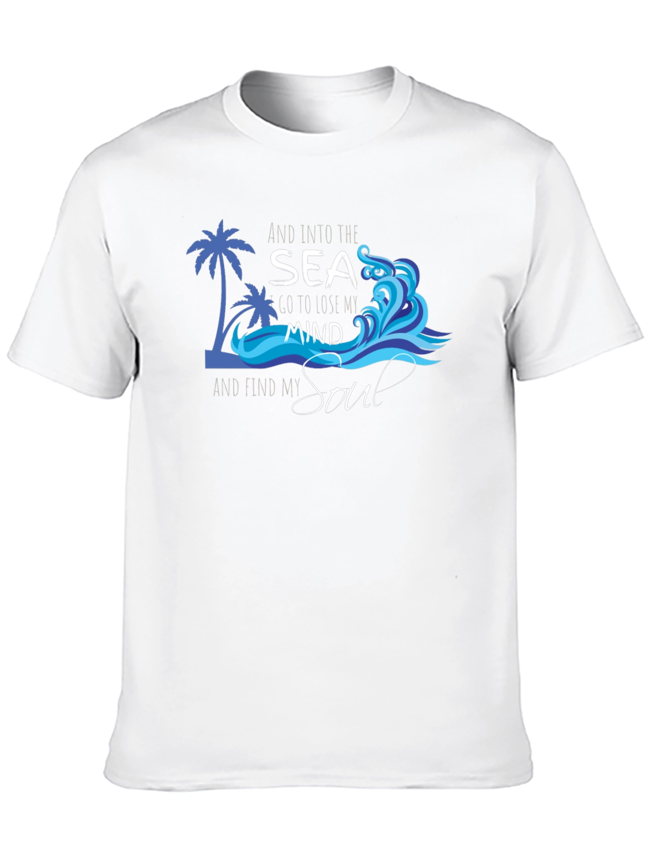 Sea Mind & Soul Black T-Shirt